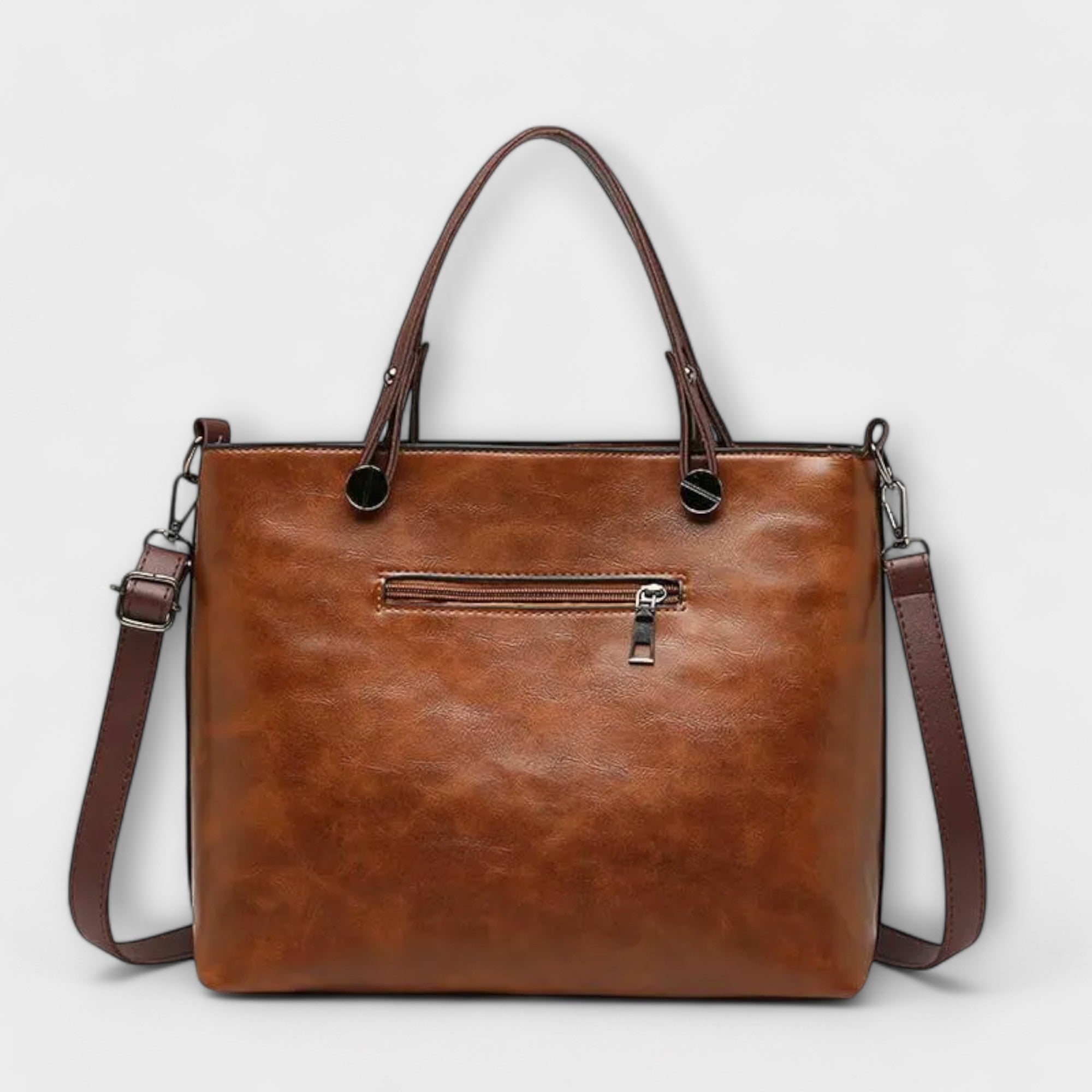 Olivia - Elegant Faux Leather Tote