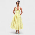 Eleanor - Structured Corset Midi Dress