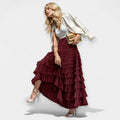 Elegant Skirt with Tulle Detail