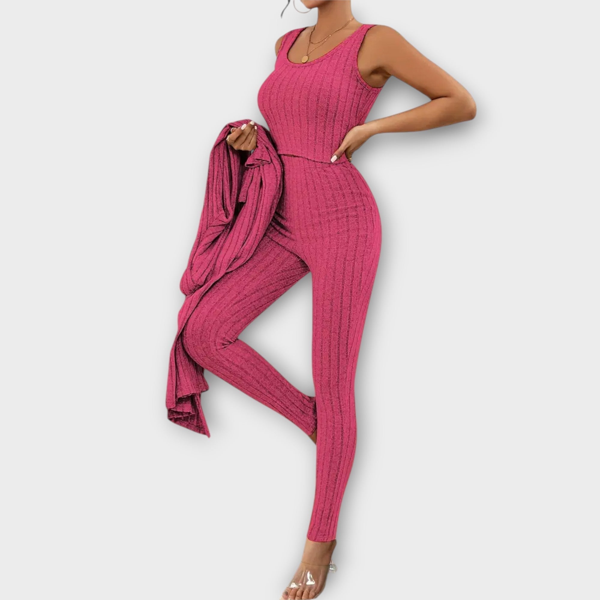 Daisy - Striped Three-Piece Set