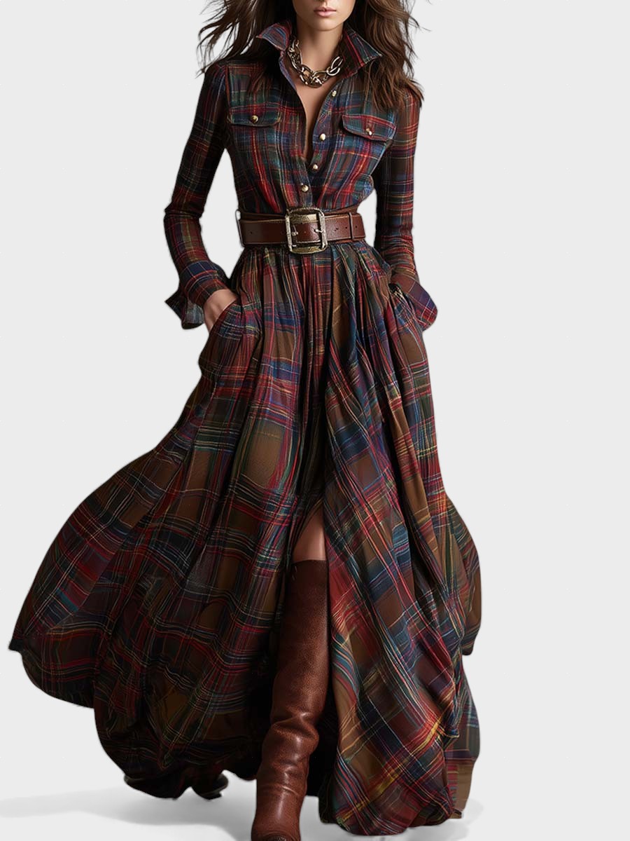 Elena | Classic Elegant Shirt Dress