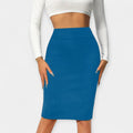 High-Waist Office Skirt