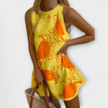 Sofía - Short Crab Print Dress