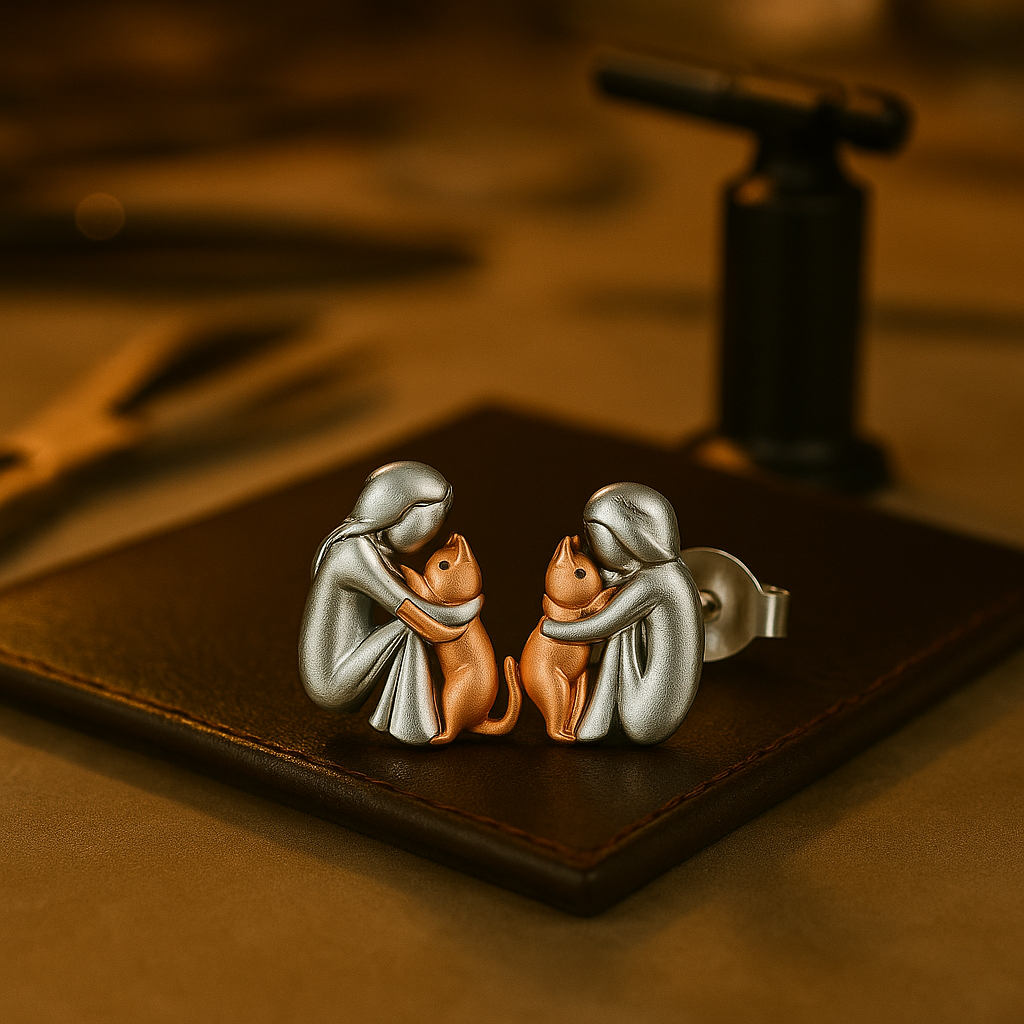 Imogen - Cat Hug Earrings