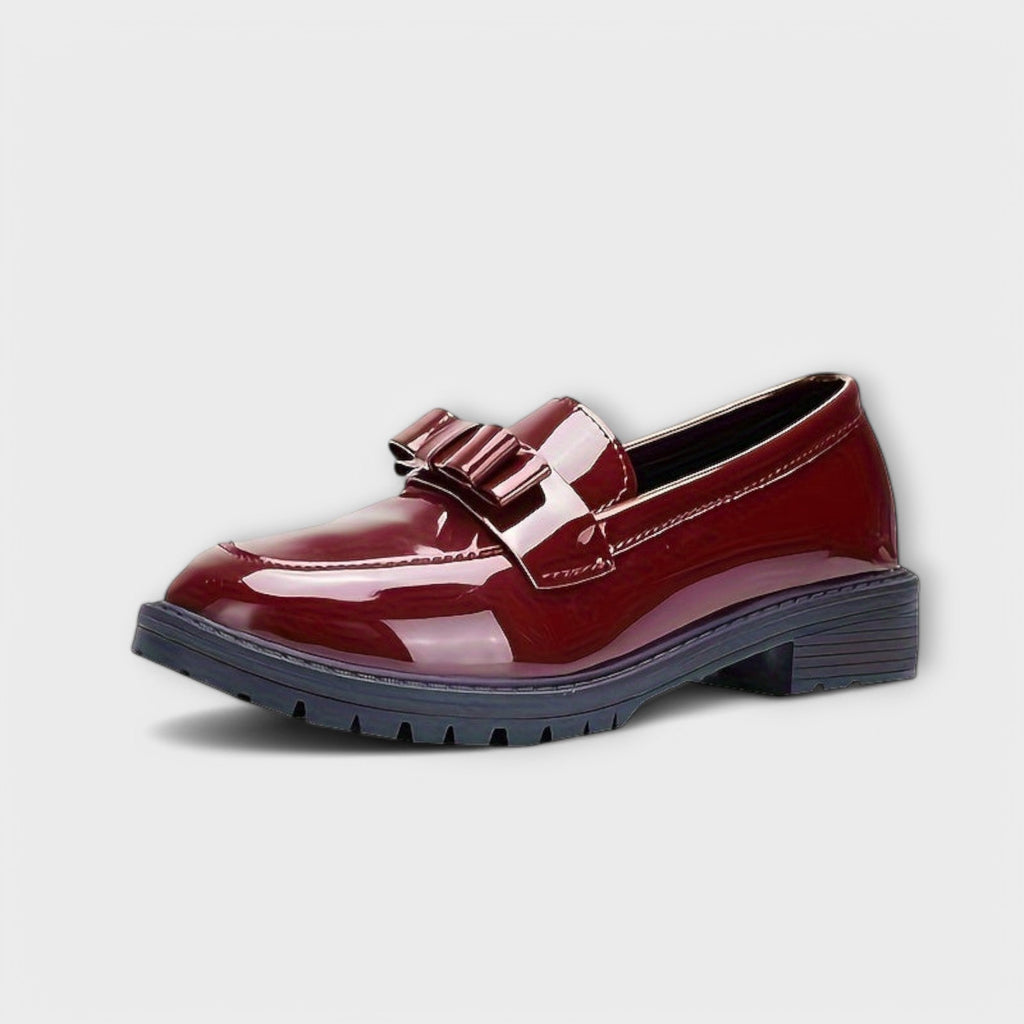 Billie - Patent Loafers with Bow