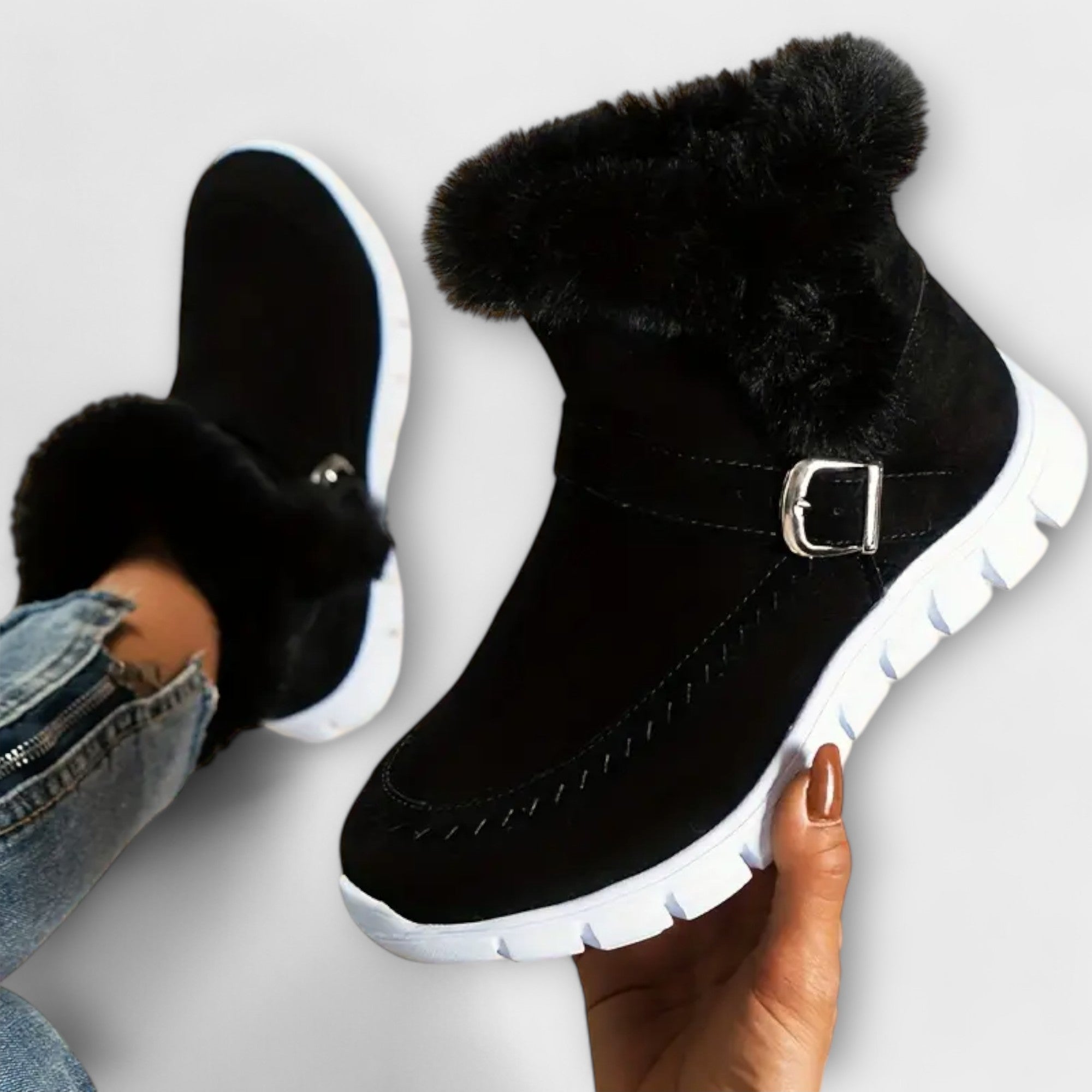 Nora - Warm Lined Ankle Boots