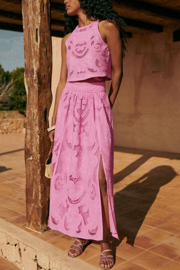 Stella - Pink Lace Set