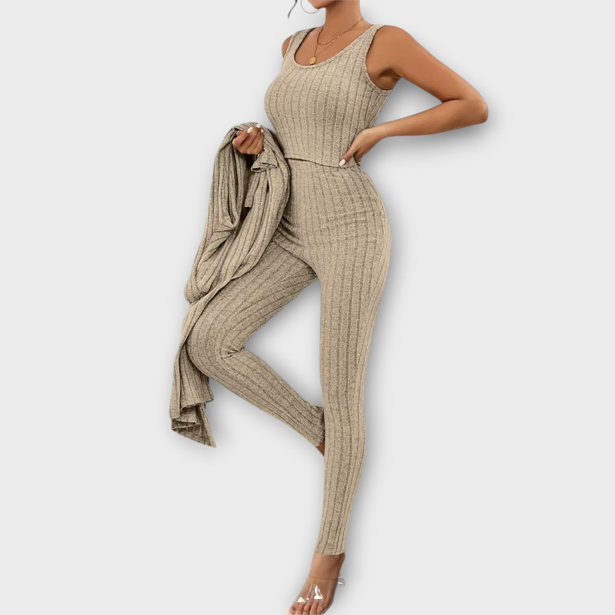 Daisy - Striped Three-Piece Set