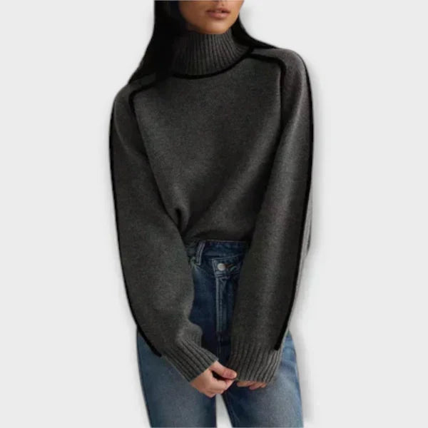 Madison - Elegant High-Neck Sweater