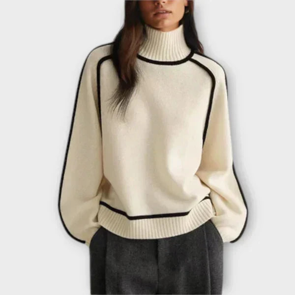 Madison - Elegant High-Neck Sweater