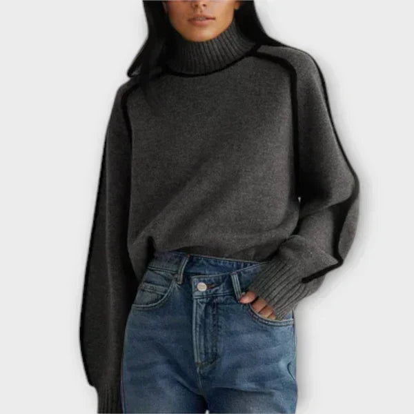 Madison - Elegant High-Neck Sweater