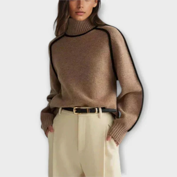 Madison - Elegant High-Neck Sweater