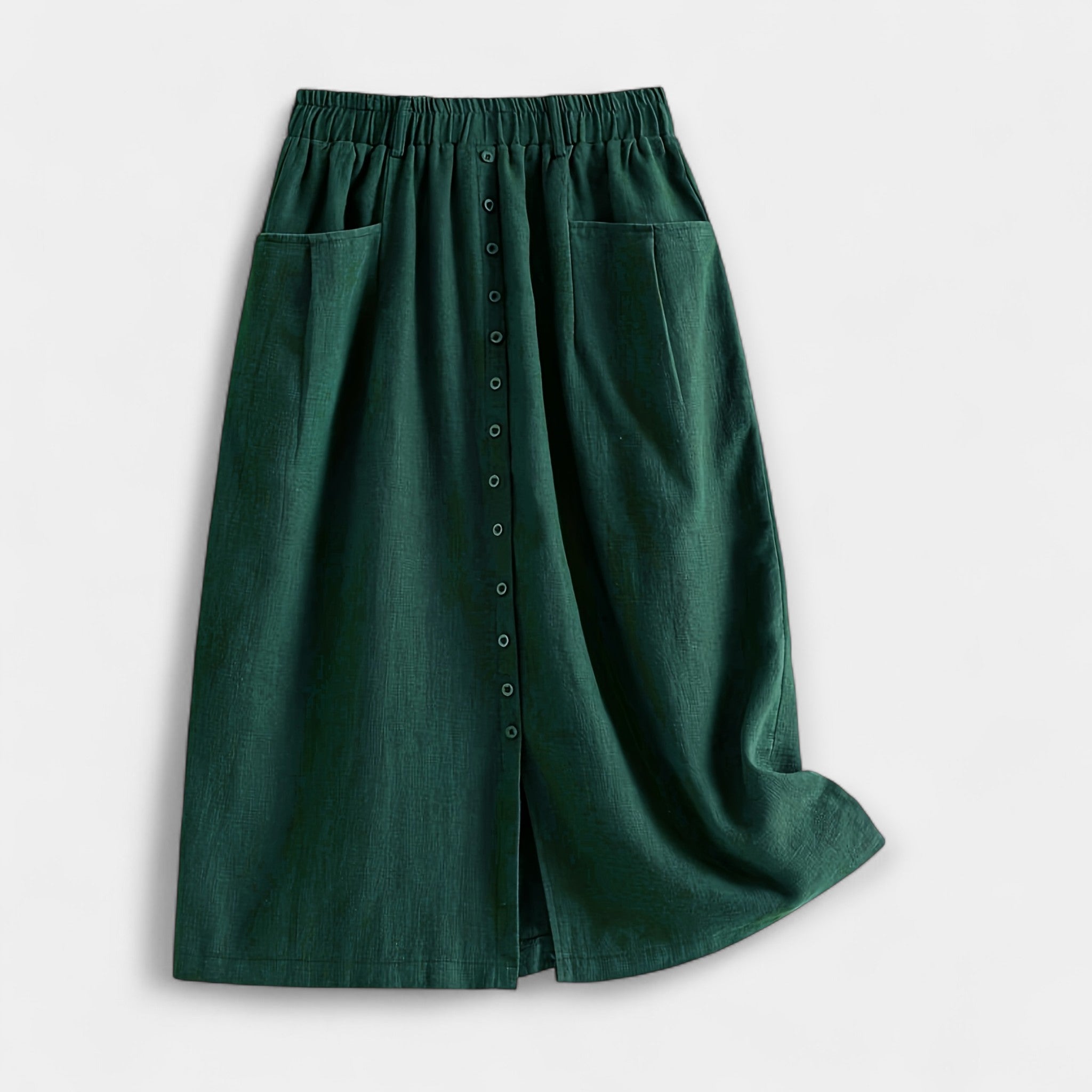 Washed Midi Skirt