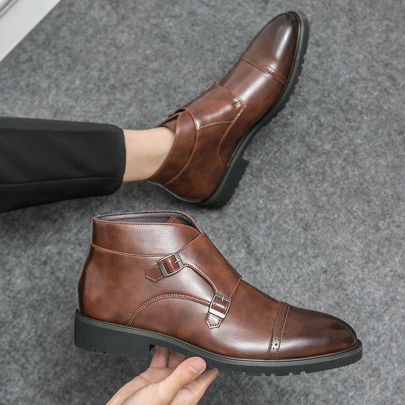 Mason - Double-Buckle Boots