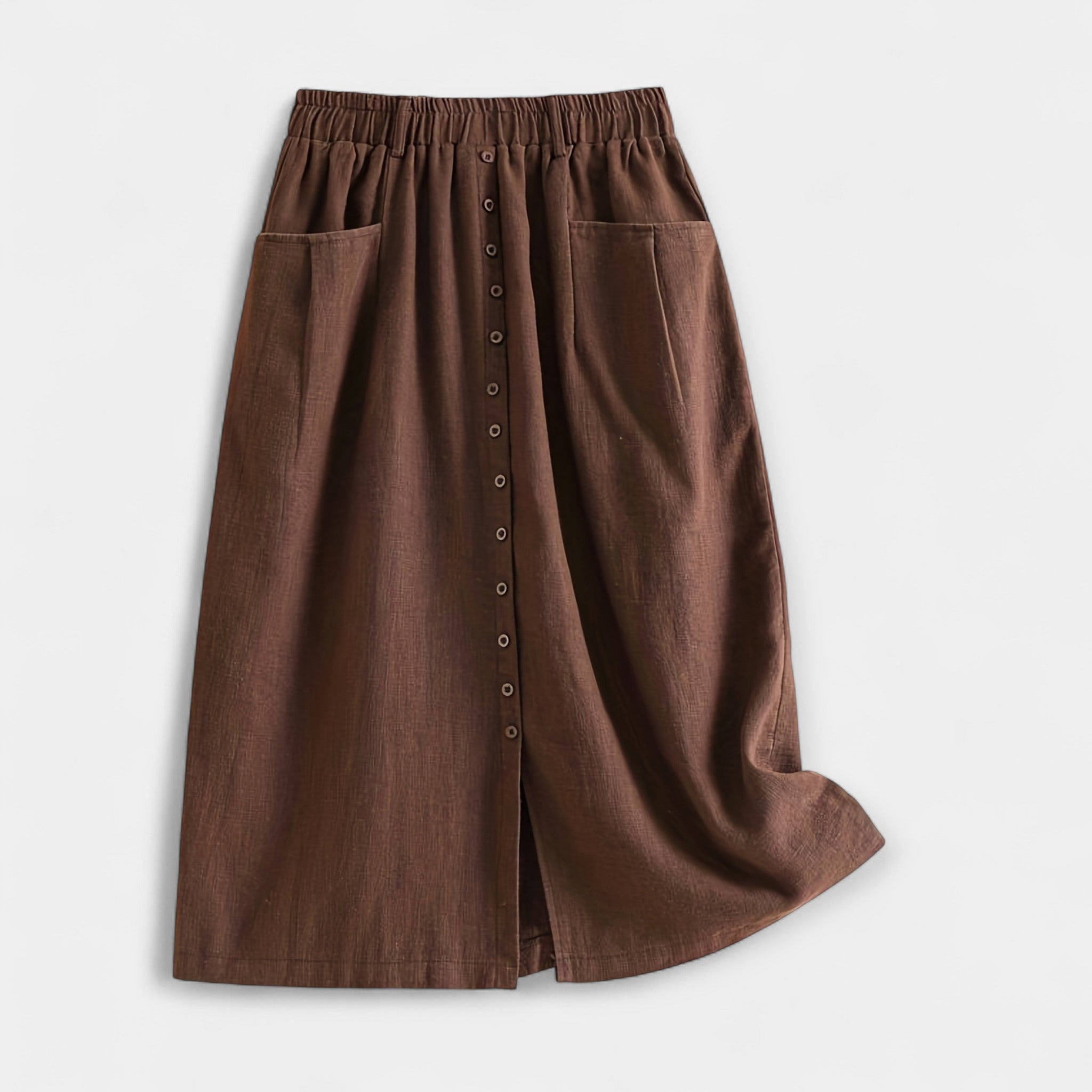 Washed Midi Skirt