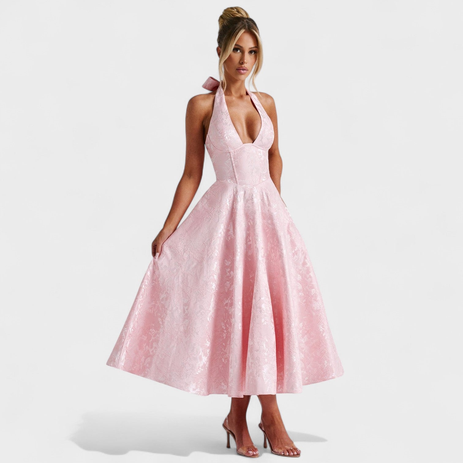 Audrey - Elegant Midi Dress