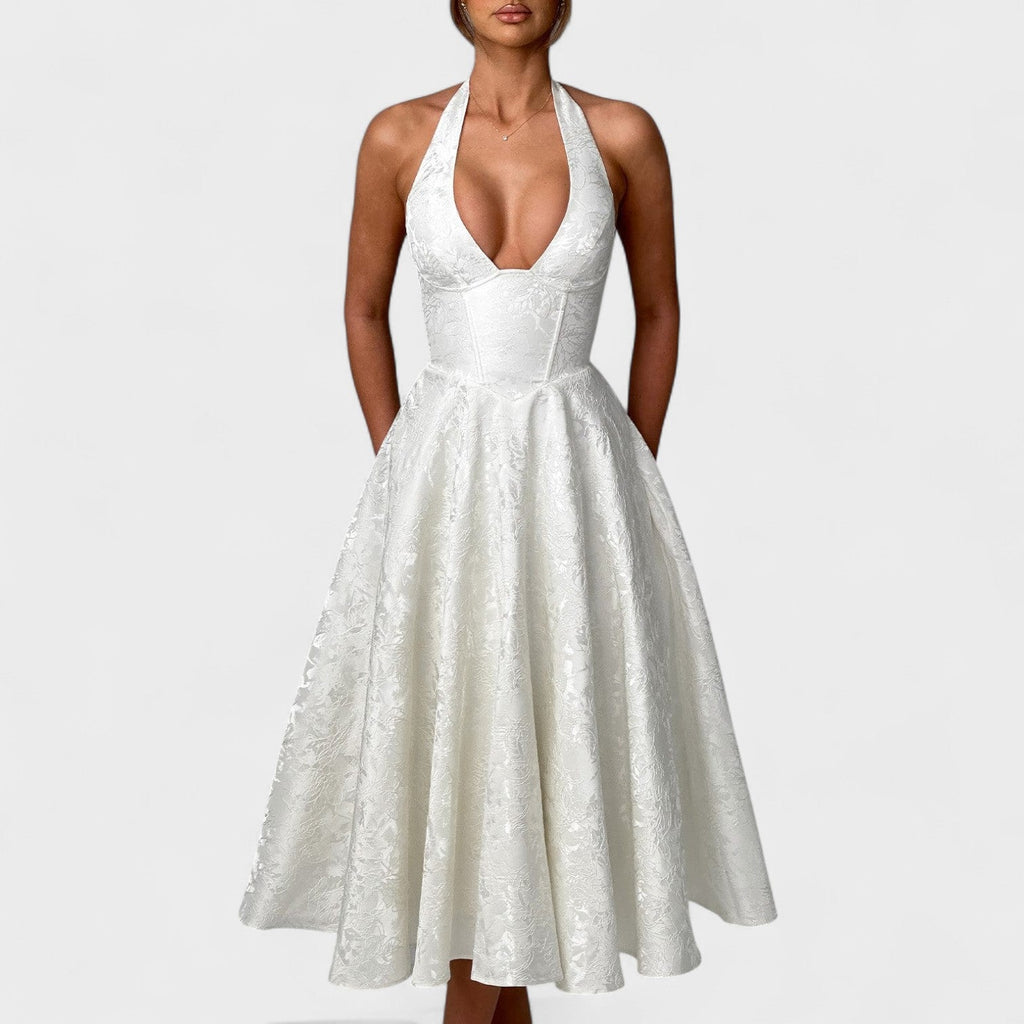 Audrey - Elegant Midi Dress
