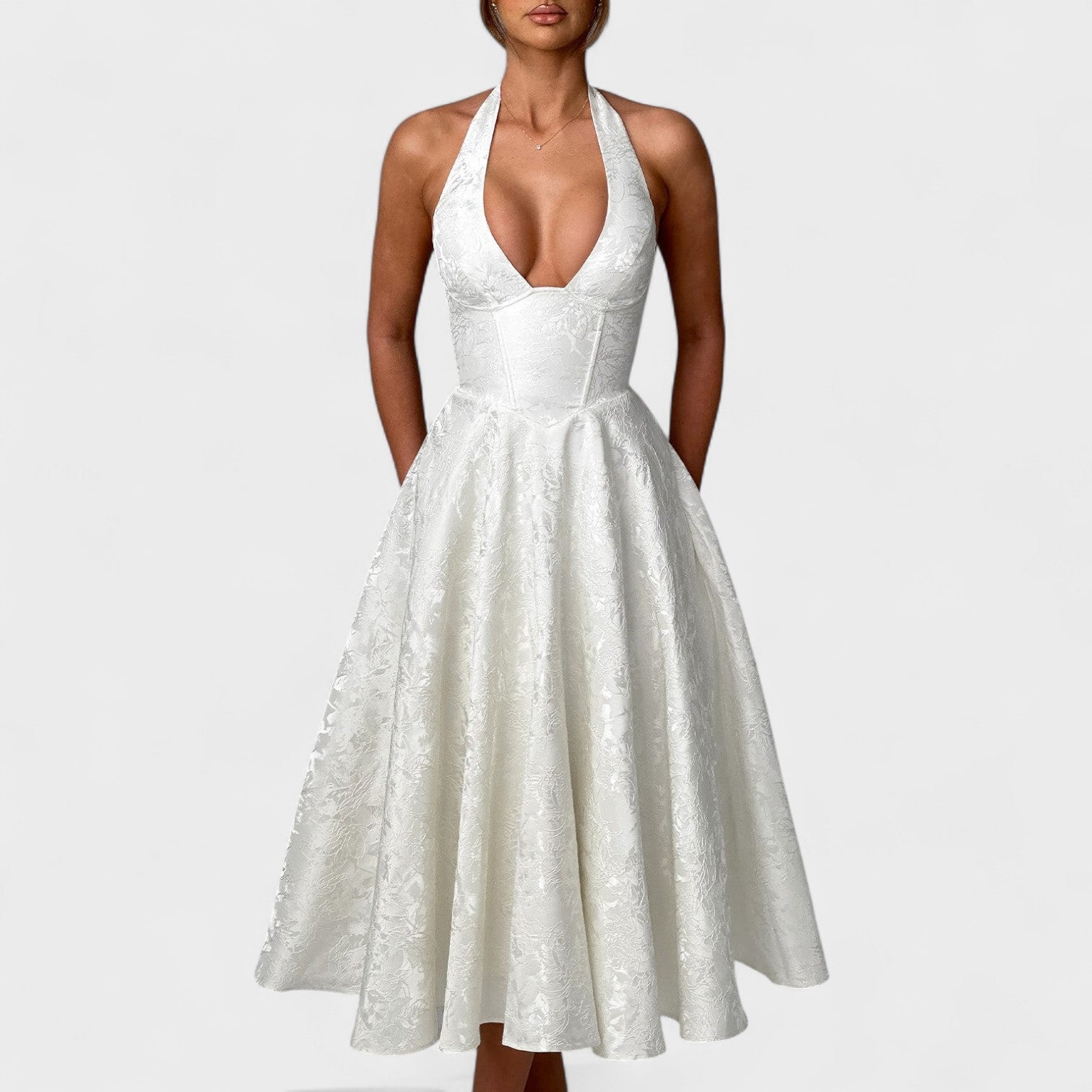Audrey - Elegant Midi Dress