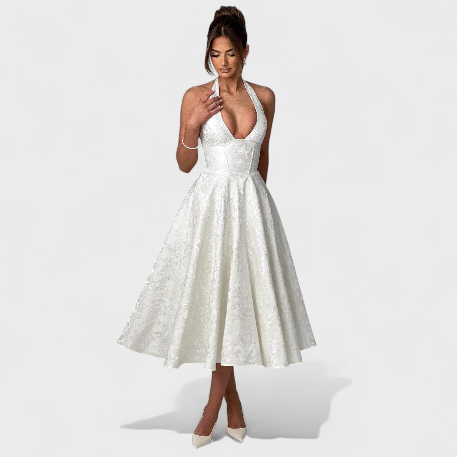 Audrey - Elegant Midi Dress