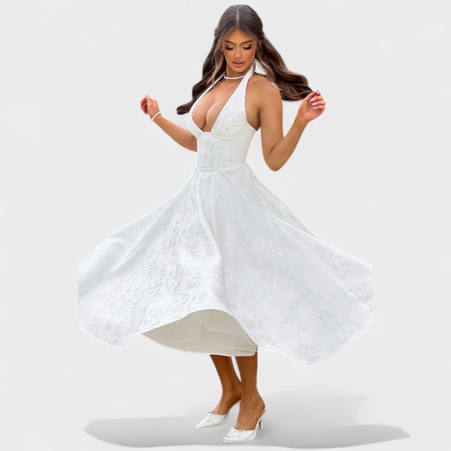 Audrey - Elegant Midi Dress