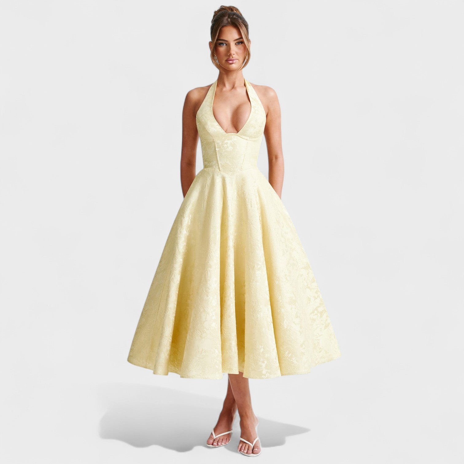 Audrey - Elegant Midi Dress