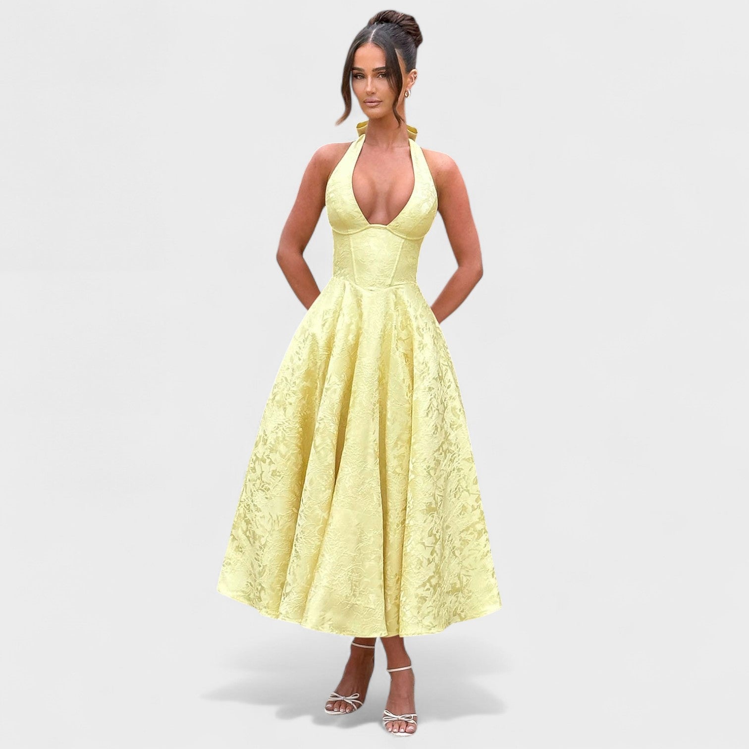 Audrey - Elegant Midi Dress