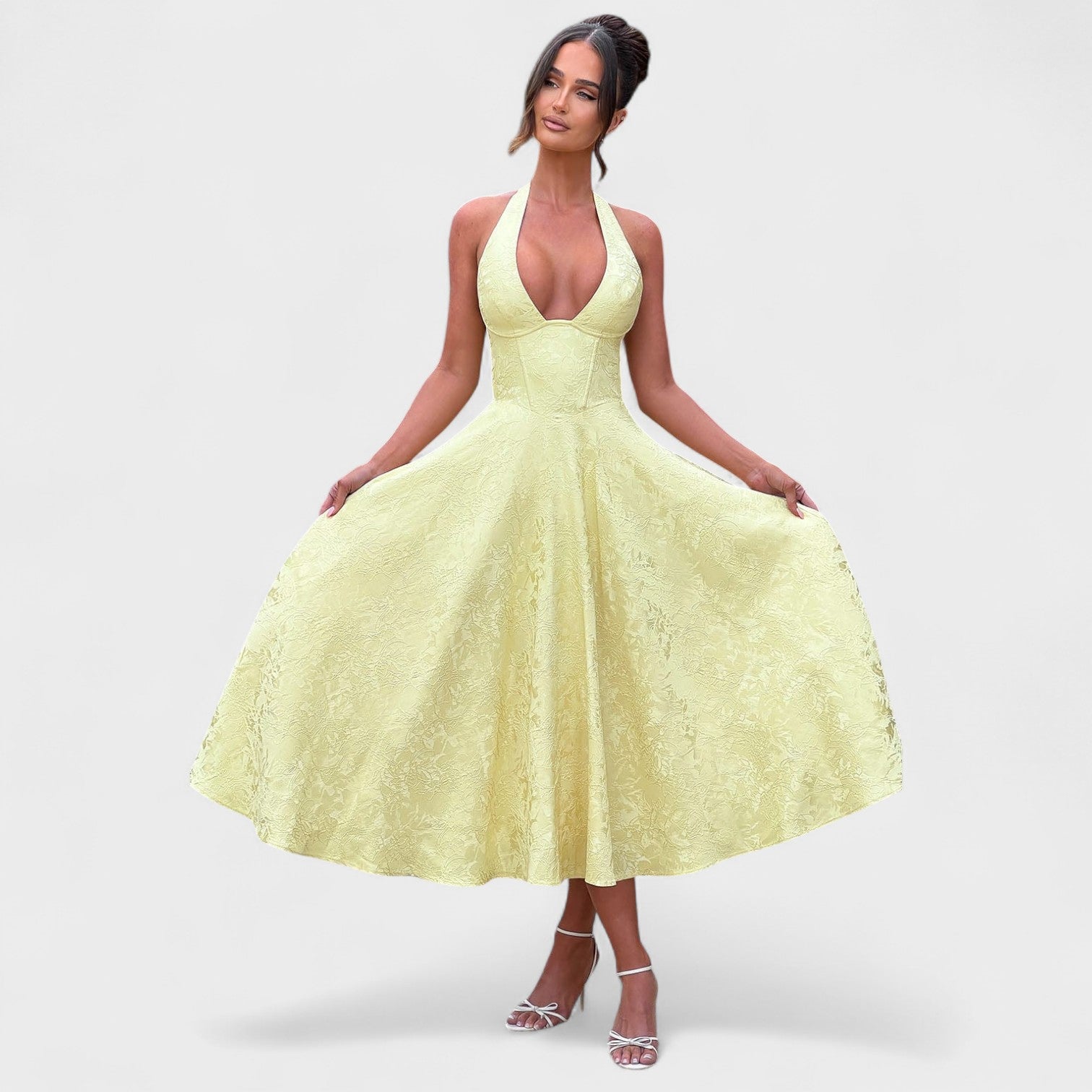 Audrey - Elegant Midi Dress