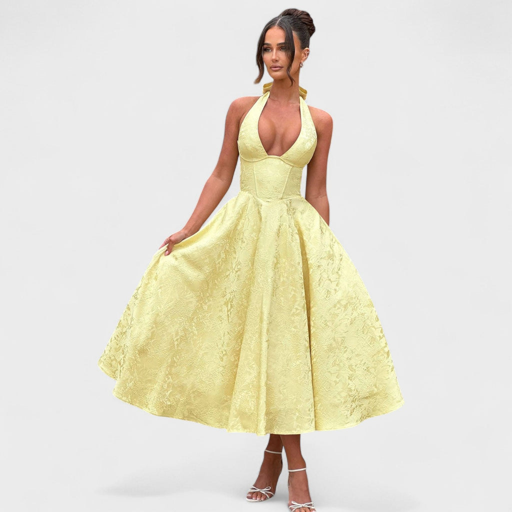 Audrey - Elegant Midi Dress