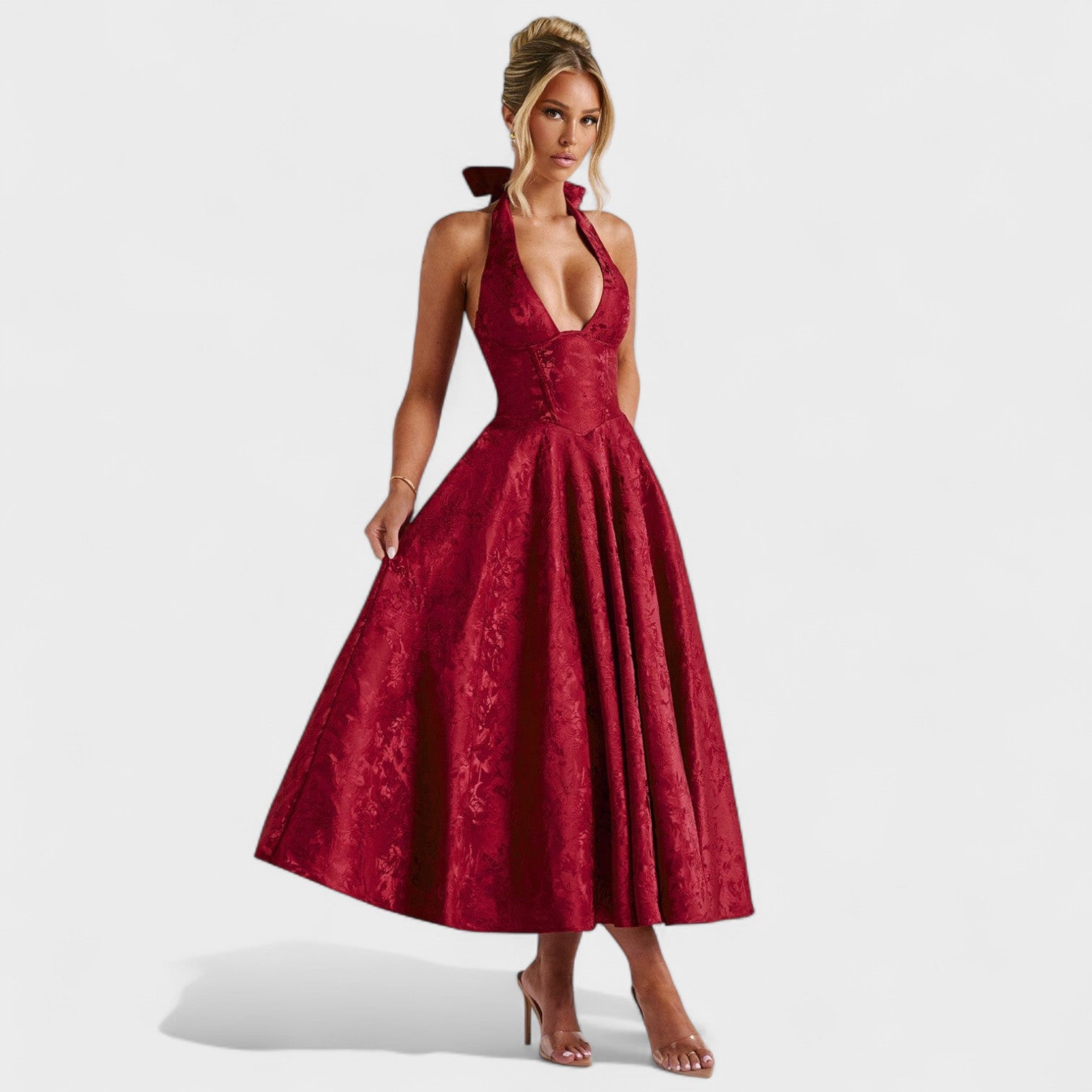 Audrey - Elegant Midi Dress