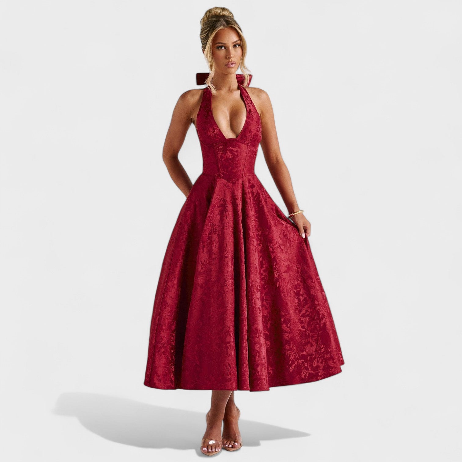 Audrey - Elegant Midi Dress