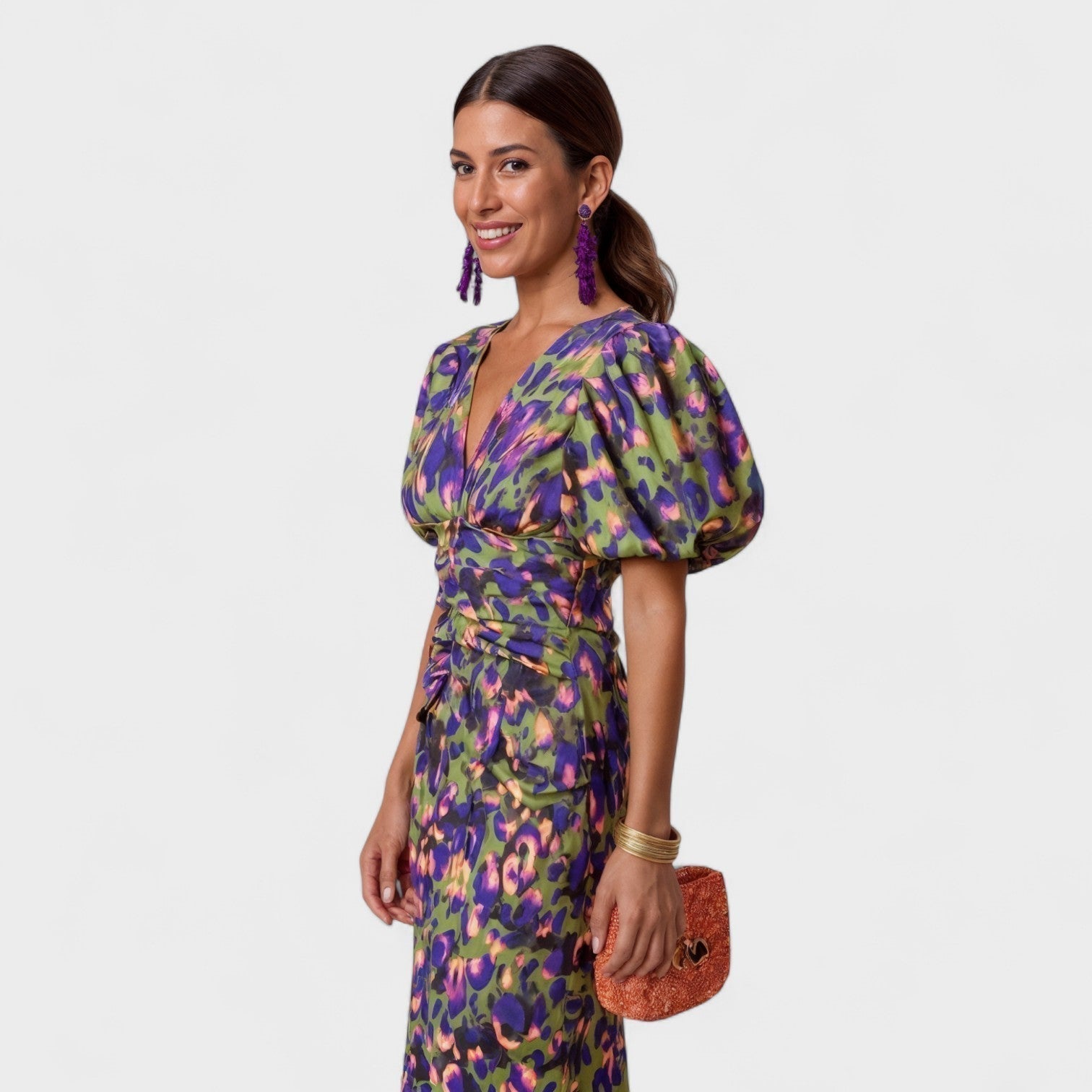 Lily - Tropical Fire Dress