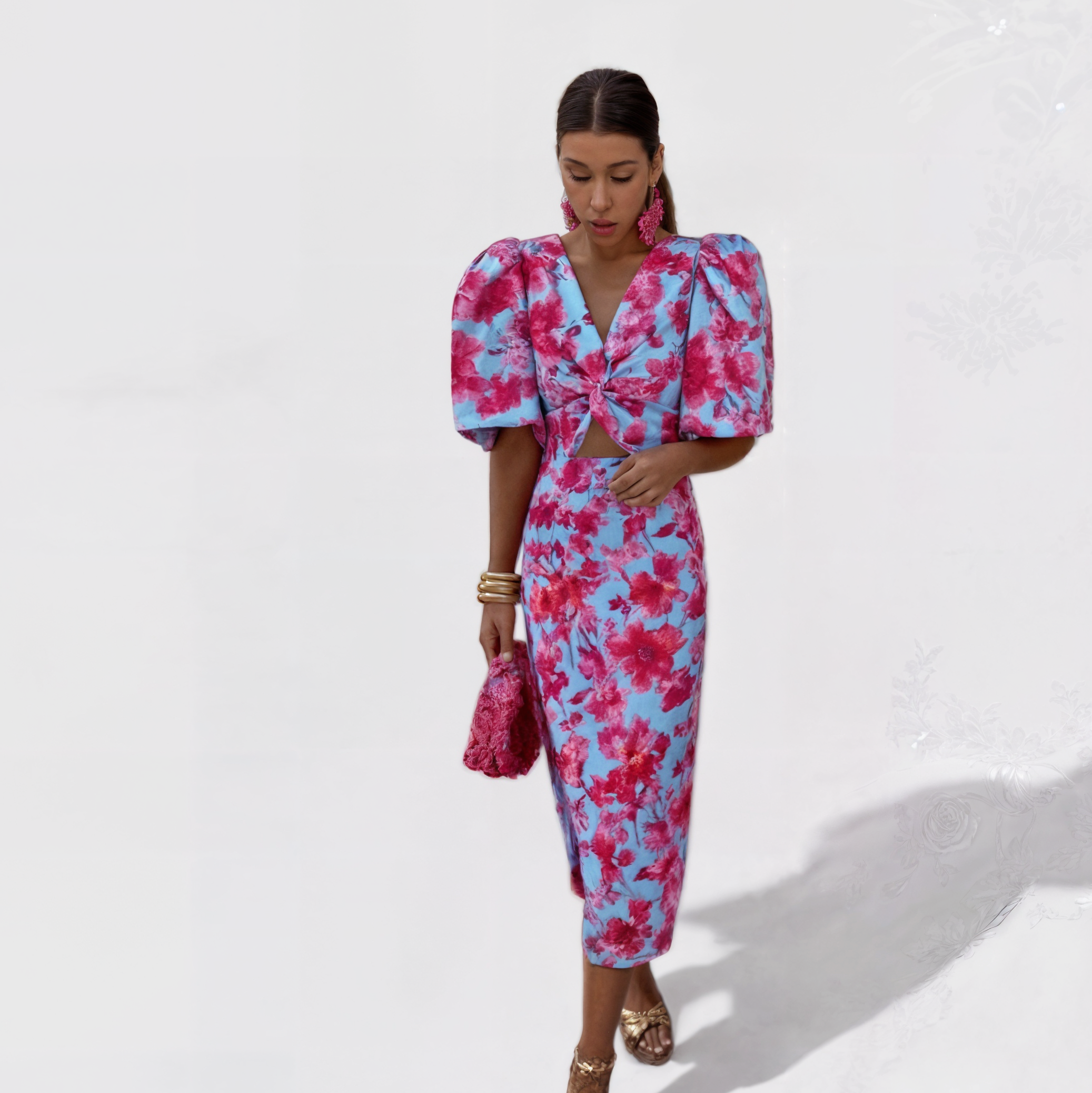 Lily - Tropical Fire Dress