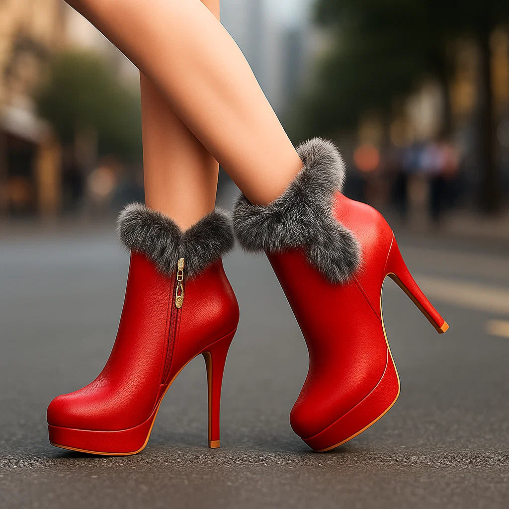 Hannah - Warm Heeled Boots