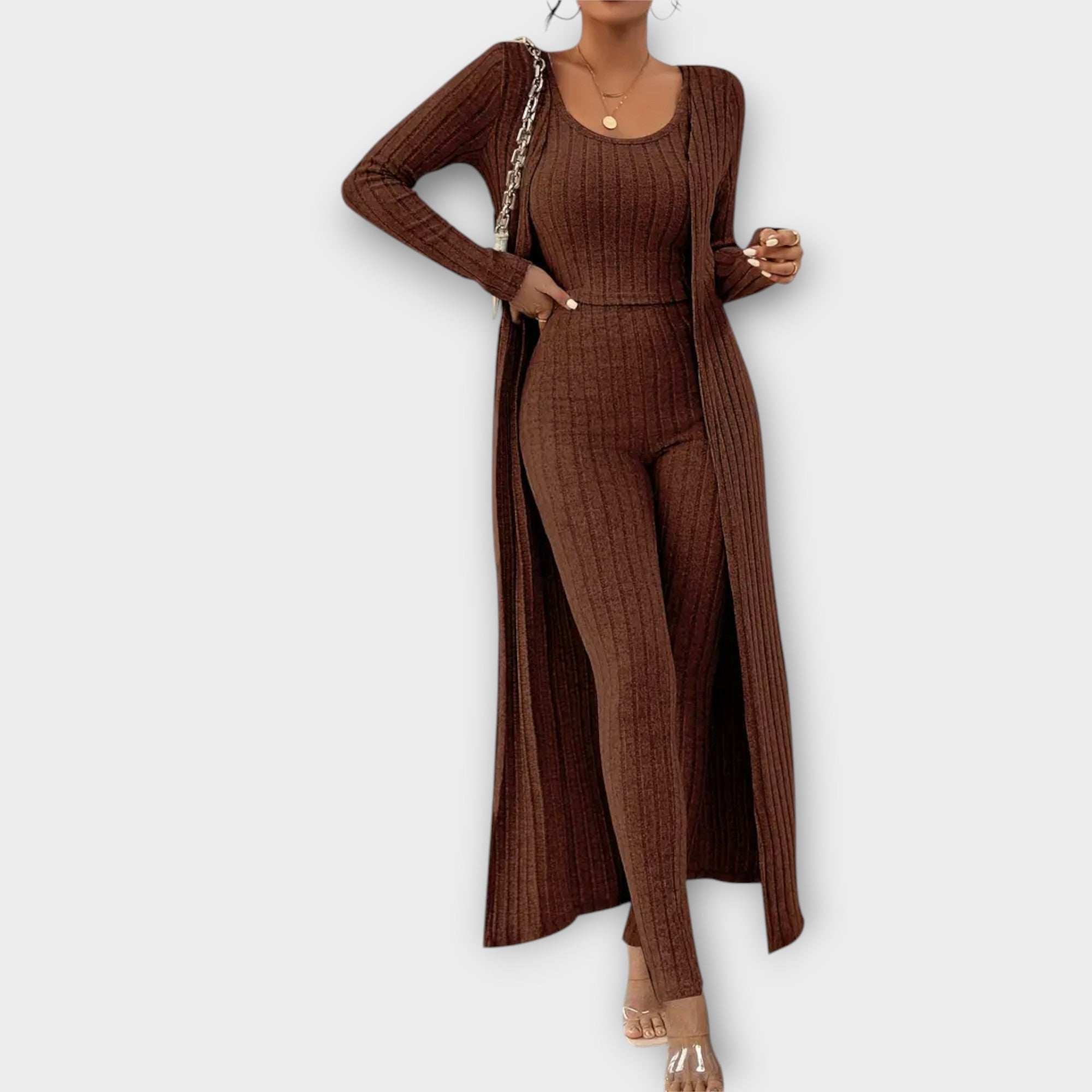 Daisy - Striped Three-Piece Set