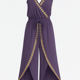 Lorena - Mono Dress with Golden Details