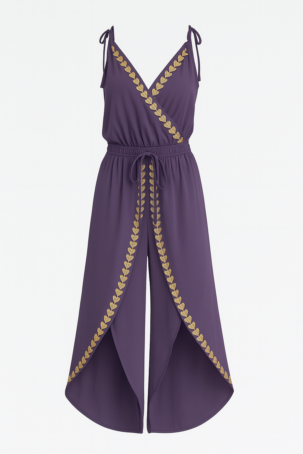 Lorena - Mono Dress with Golden Details