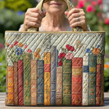 Library - Padded bag with library pattern
