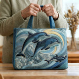 Sea Monster - Padded Bag with Sea Monster Design
