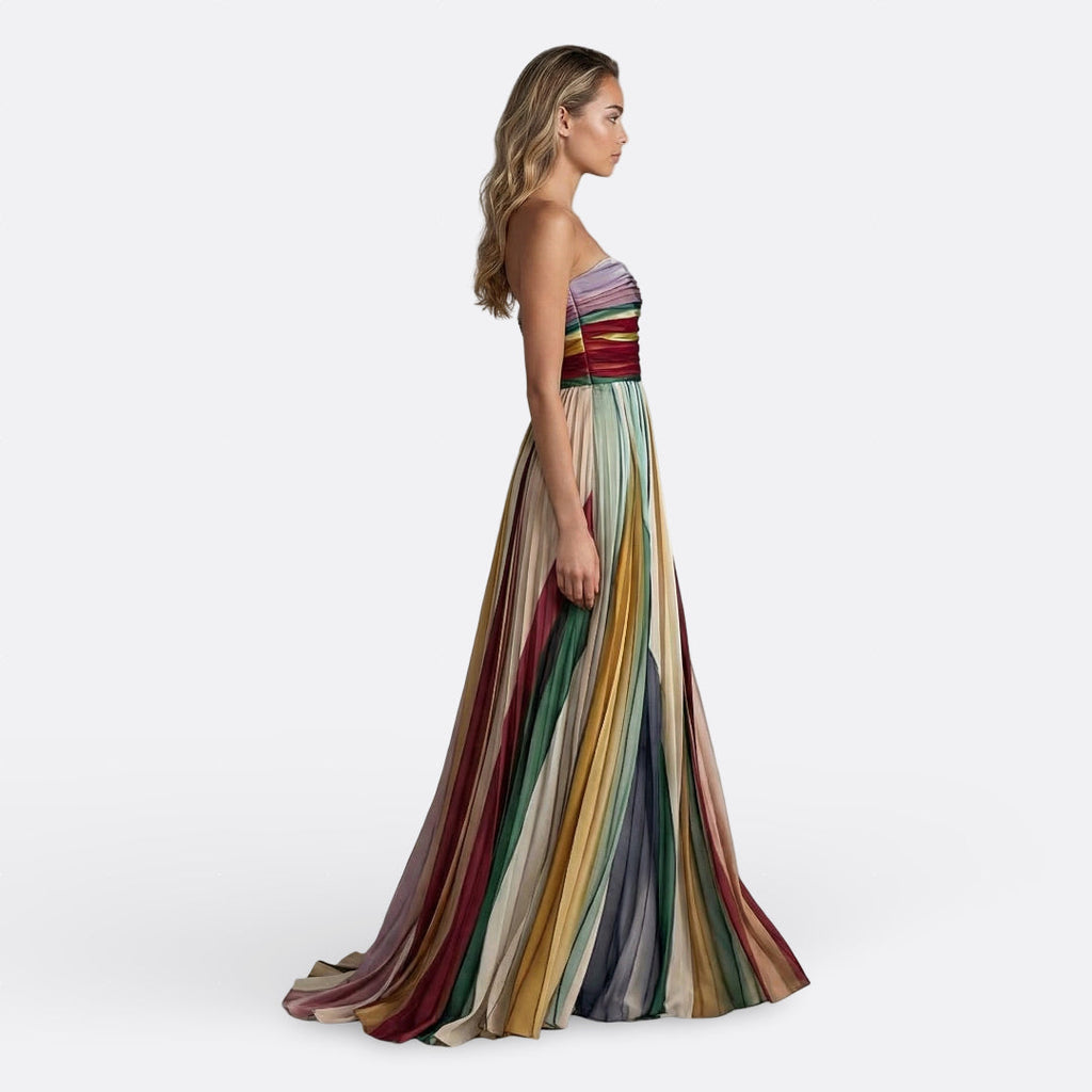 Lise - Long Strapless Dress