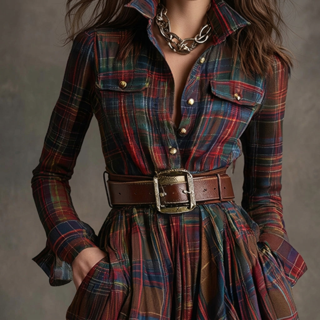 Maya - Shirt Dress with Belt
