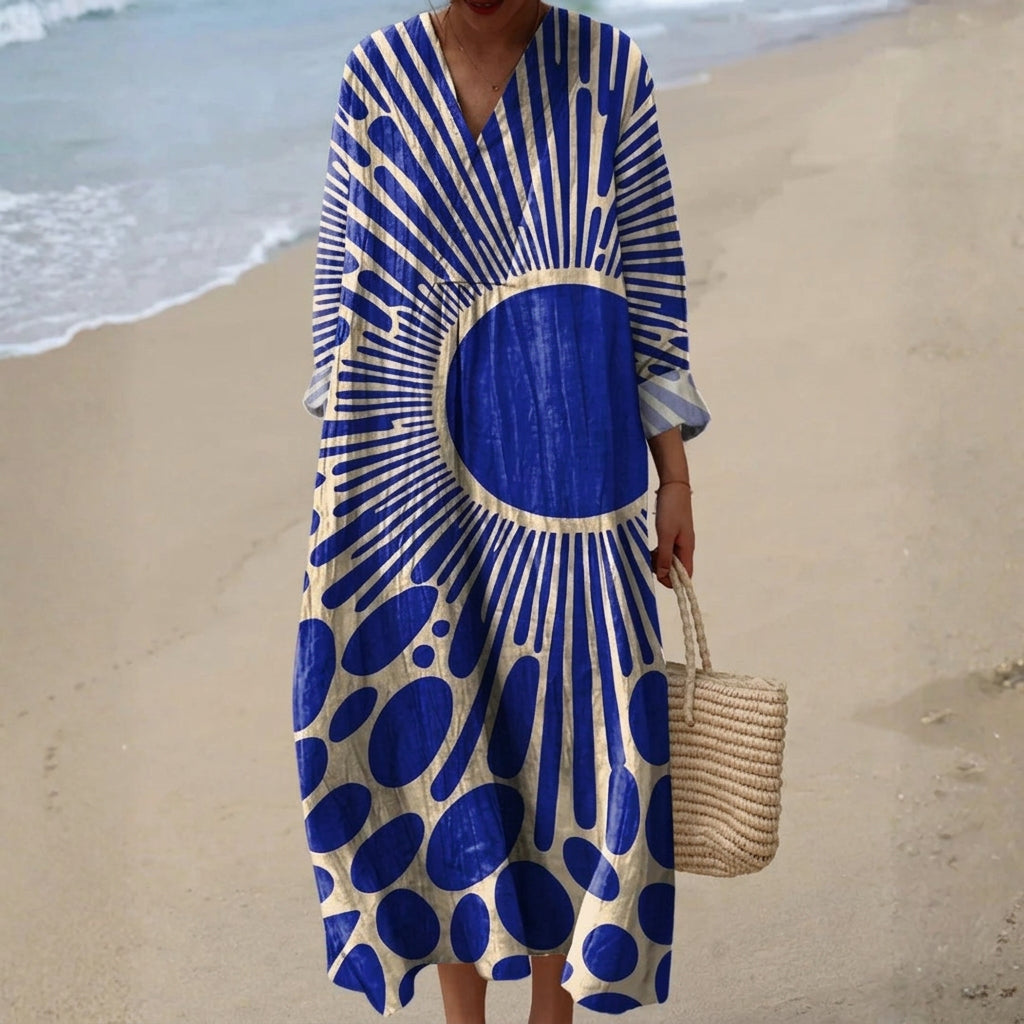 Hazel - Summer Dress with Graphic Print