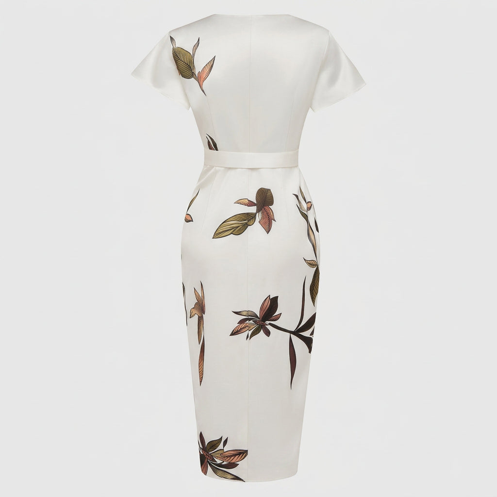 Isabel - Midi Dress with Bow