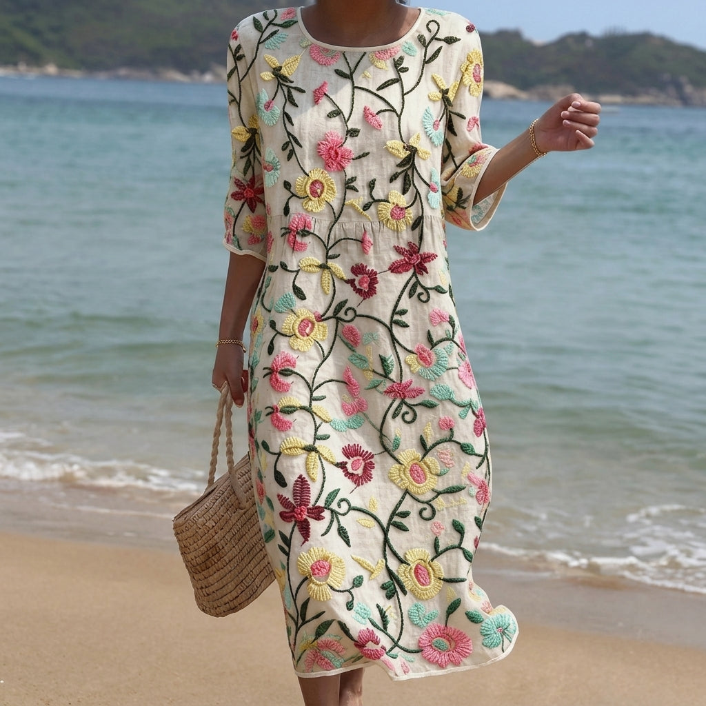 Rebecca - Women's Floral Dress