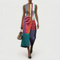 Tanya - Sleeveless Printed Dress