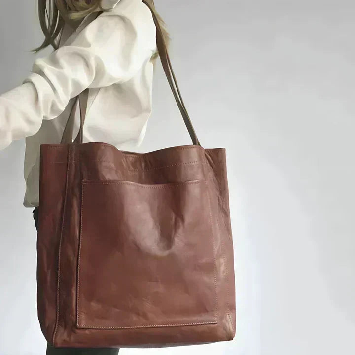 Matilda - Classic Faux Leather Shoulder Bag