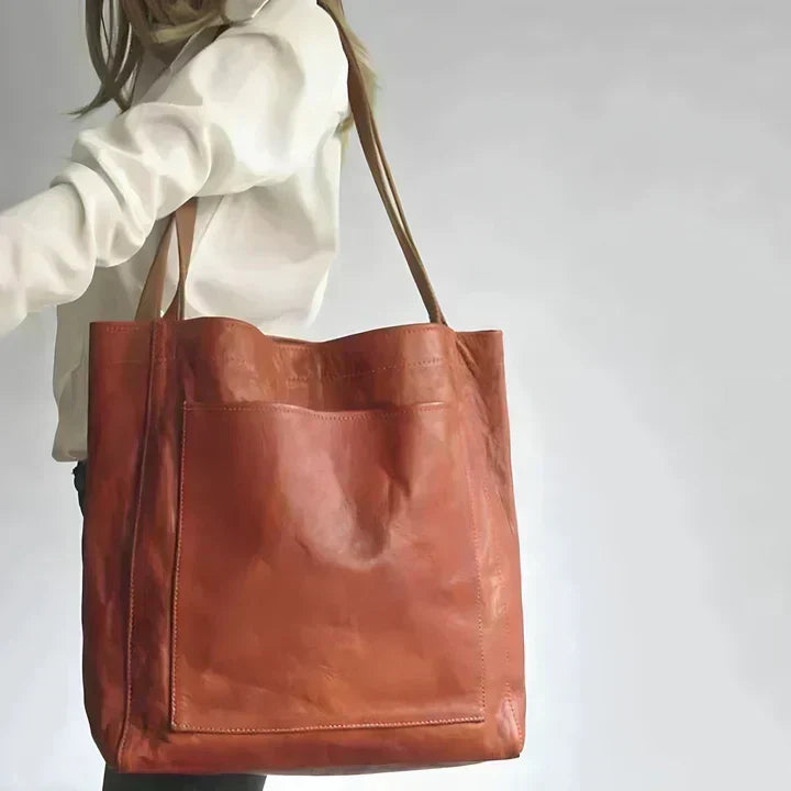 Matilda - Classic Faux Leather Shoulder Bag