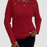 Poppy - Button Knit Sweater