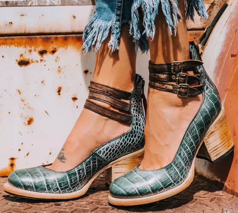 Chloe - Multi-Strap Platform High Heels