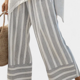 Carissa - Asymmetrical Blouse Set