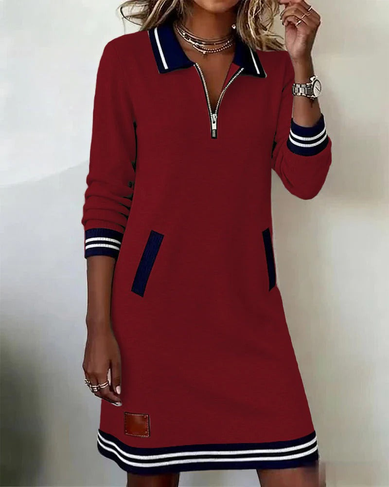 Catalina | Long Sleeve Cotton Dress